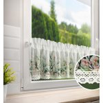 Dekorační krátká vitrážová záclona do kuchyně BLANKA 150x30 cm MyBestHome – Hledejceny.cz