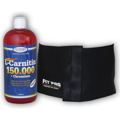 Fitsport L-Carnitin 150000+Chrom.1000 ml – Zboží Mobilmania