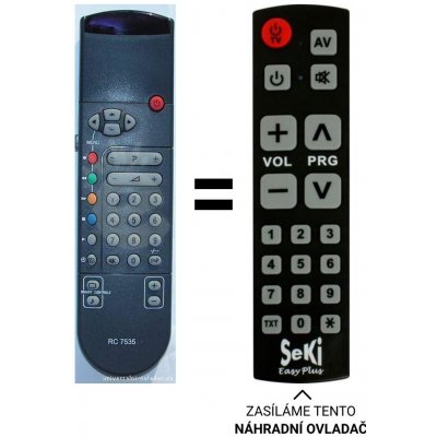 Dálkový ovladač Senior Philips ovladače RC7512, RC7535 – Sleviste.cz