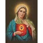 Svaté obrazy - Marie - Svaté srdce 1 deska 40x50 – Zbozi.Blesk.cz