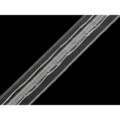 Záclonovka šíře 25 mm univerzální řasení Balení: 50 m, Varianta: transparent – Zboží Dáma