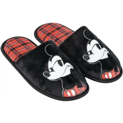 Cerdá Papuče černé/červené Mickey Mouse – Zboží Mobilmania