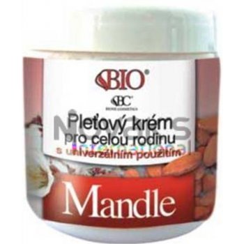BC Bione Cosmetics Mandle pleťový krém pro celou rodinu 260 ml