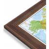 Nástěnné mapy Maps International Severní Amerika - nástěnná politická mapa 100 x 120 cm Varianta: mapa v dřevěném rámu, Provedení: Volta