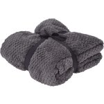 H&L Dětská fleecová deka Kočka s kapucí šedá – Zboží Mobilmania