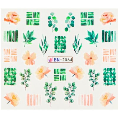 BIO nails Vodolepka BN 2064 květy a listy – Hledejceny.cz