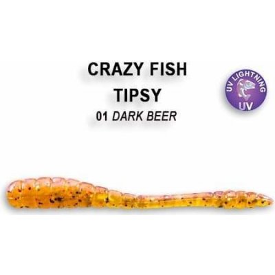 Crazy Fish Tipsy 5 cm 32 Dark Beer 8 ks – Hledejceny.cz