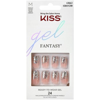 Kiss Gelové nehty 60663 Gel Fantasy 24 ks/bal. – Zboží Dáma