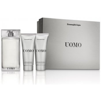 Ermenegildo Zegna Uomo EDT 100 ml + sprchový gel 100 ml + balzám po holení 100 ml dárková sada