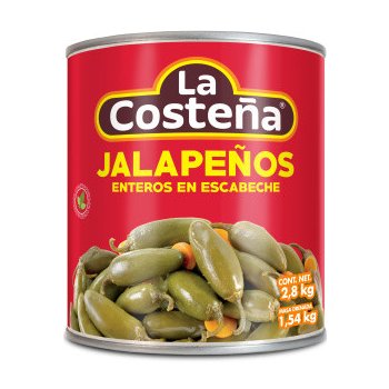 La Costena Jalapeno celé 2,8 kg