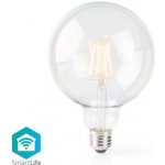 Nedis - Wi-Fi Chytrá LED Žárovka | E27 | G125| 4.5 W | 500 lm | Teplá Bílá, F WIFILF10WTG125 – Zboží Živě