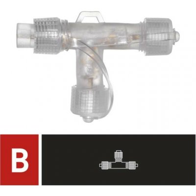 EMOS D1ZT01 rozbočovač 8cm, IP44, barva drátu - transparentní – Hledejceny.cz