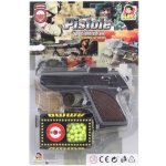 Teddies pistole kov plast 10 cm na měkké kuličky – Hledejceny.cz