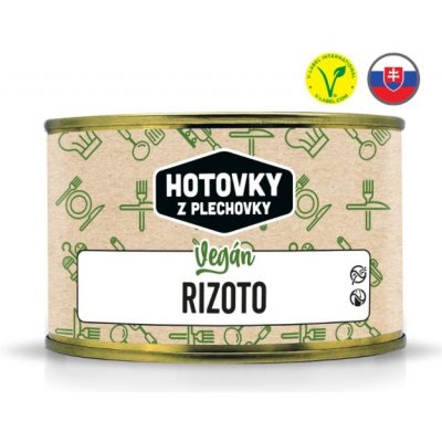 Hotovky z plechovky Vegan rizoto 400 g – Zboží Mobilmania