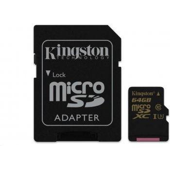 Kingston microSDXC 64 GB UHS-I U3 SDCG/64GB