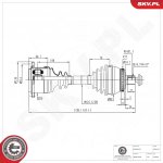 ESEN SKV Hnací hřídel ESN 40SKV147 | Zboží Auto
