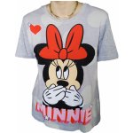Setino Dámské tričko MINNIE krátký rukáv šedé – Zboží Dáma