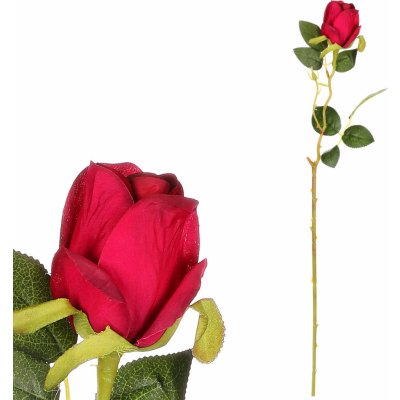 Autronic Růže, barva fialová Květina umělá KN5119-PUR – Zboží Mobilmania