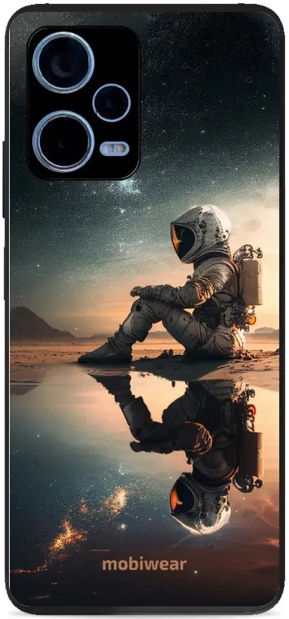 Pouzdro Mobiwear Glossy Xiaomi Redmi Note 12 Pro+ 5G - G003G Astronaut na samotce