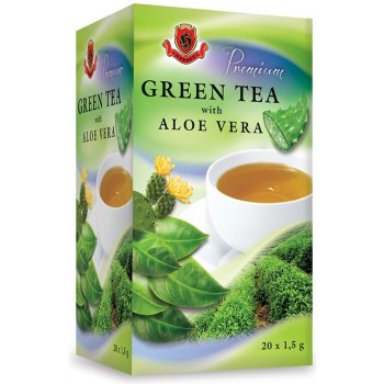 Herbex Premium Zelený čaj s aloe vera 20 x 1,5 g