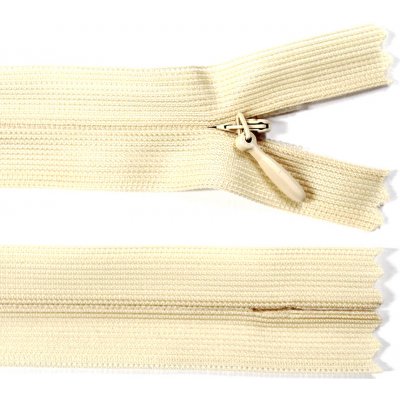 Spirálový zip no.3 skrytý nerozepínací 60cm - více barev color: 691 béžová světlá – Hledejceny.cz