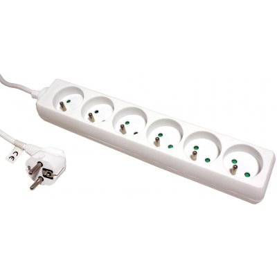 PremiumCord pp6-10 prodlužovací kabel 10m 6 zásuvek – Zboží Živě