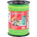 AKO Ohradníková páska TopLine Plus neon žlutá modrá 30mm 200m – Hledejceny.cz