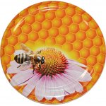 JaHan Víčko na sklenici TO 82 - včela na růž. kopretině - HO2 – Hledejceny.cz