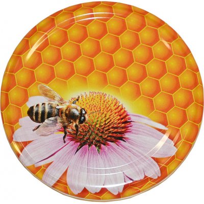 JaHan Víčko na sklenici TO 82 - včela na růž. kopretině - HO2 – Hledejceny.cz