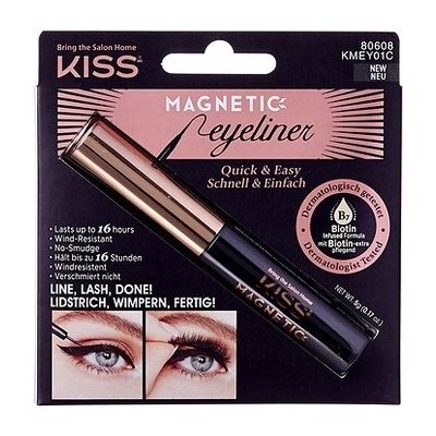 KiSS Magnetic Eyeliner oční linky 01 Strip Lash 4 g – Zboží Mobilmania