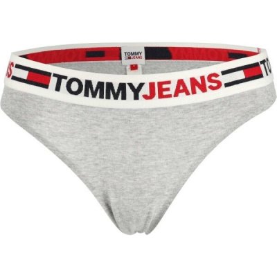 Tommy Hilfiger TOMMY JEANS ID-THONG Dámská tanga šedá