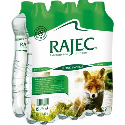 Rajec jemně perlivá voda 6 x 1,5 l – Sleviste.cz