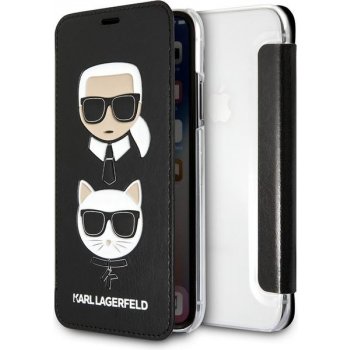 Pouzdro Karl Lagerfeld Choupette Book iPhone 7/8 černé