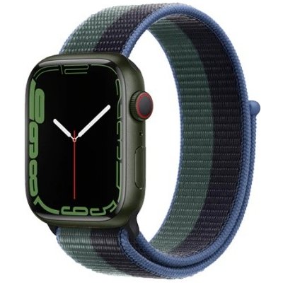 Crested Inkoustově eukalyptový provlékací řemínek na suchý zip pro Apple Watch 42, 44 a 45 mm YACZ-2057