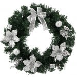 Chomik Věnec Vánoční 40 cm Stříbrný *2286 – Zboží Mobilmania
