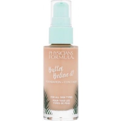 Physicians Formula Butter Believe It! Foundation + Concealer dlouhotrvající krémový make-up Fair-To-Light 30 ml – Zbozi.Blesk.cz