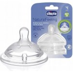 Chicco dudlík na láhev Natural Feeling silikon nastavitelný průtok 2 ks V001515 – Zboží Dáma