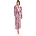 Vestis dlouhý župan 2556 Flora světle šedá – Zboží Dáma