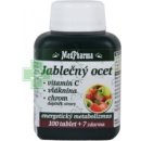 Doplněk stravy MedPharma Jablečný ocet Vitamín C vláknina chrom 107 tablet