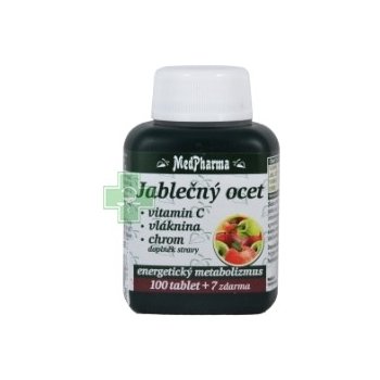 MedPharma Jablečný ocet Vitamín C vláknina chrom 107 tablet