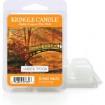 Kringle Candle Amber Wood Vonný Vosk 64 g – Hledejceny.cz