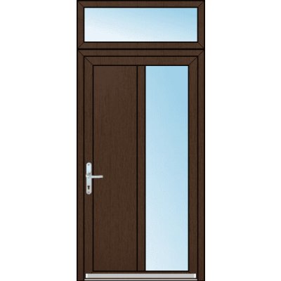 OknaDvereNaMiru.cz Vchodové dveře SLOUPKOVÉ Darja 3 + Nadsvětlík 90 x 220 cm – Hledejceny.cz