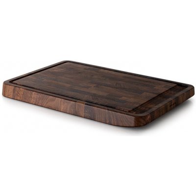Prkénko na krájení s odtokem Continenta Endgrain 46x32,5x3,5 cm ořech – Hledejceny.cz