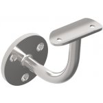 Hahn Steel Držák madla O42,4 mm pro montáž na zeď, broušený, AISI 304 – Zboží Mobilmania