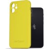 Pouzdro a kryt na mobilní telefon Apple AlzaGuard Matte TPU Case pro iPhone 12 Mini žlutý