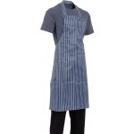 Whites Chefs Clothing Whites voděodolná náprsní zástěra modrobílá – Hledejceny.cz