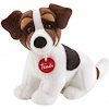 Plyšák Trudi pes Jack Russel ležící hnědý bílý 24 cm