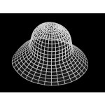 Plastový základ pro výrobu klobouku bílá mléčná – HobbyKompas.cz