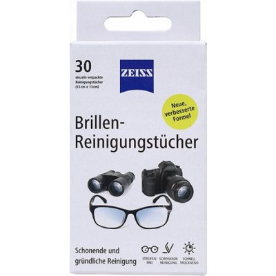 Zeiss Vlhčené utěrky na čištění brýlí 30 ks – Hledejceny.cz