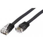 Goobay 21.92.2055 UTP patch, kat. 6, plochý, černý – Zboží Živě
